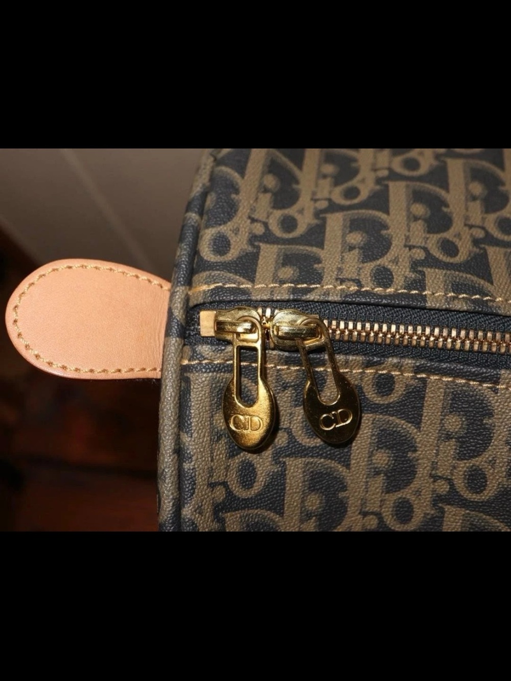 Dior Brown Beige Monogram Boston Travel Bag - Picture 8 of 14